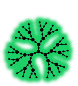 Radioadhesive dendrimers in cancer diagnosis
